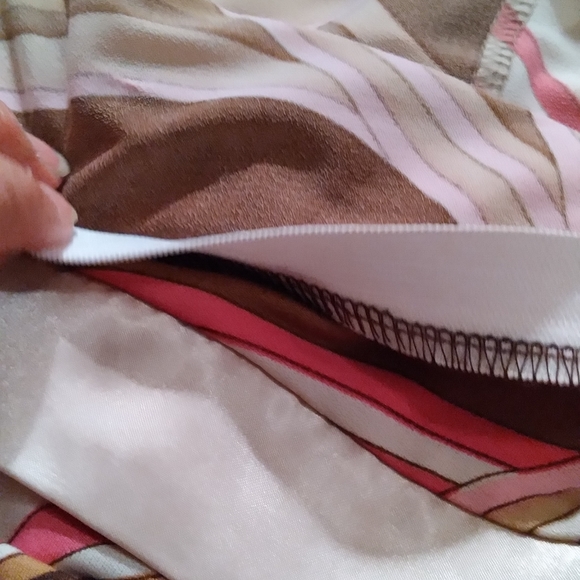 (181) Jessa & Lisa multicolor. Strapless Top - Picture 8 of 8